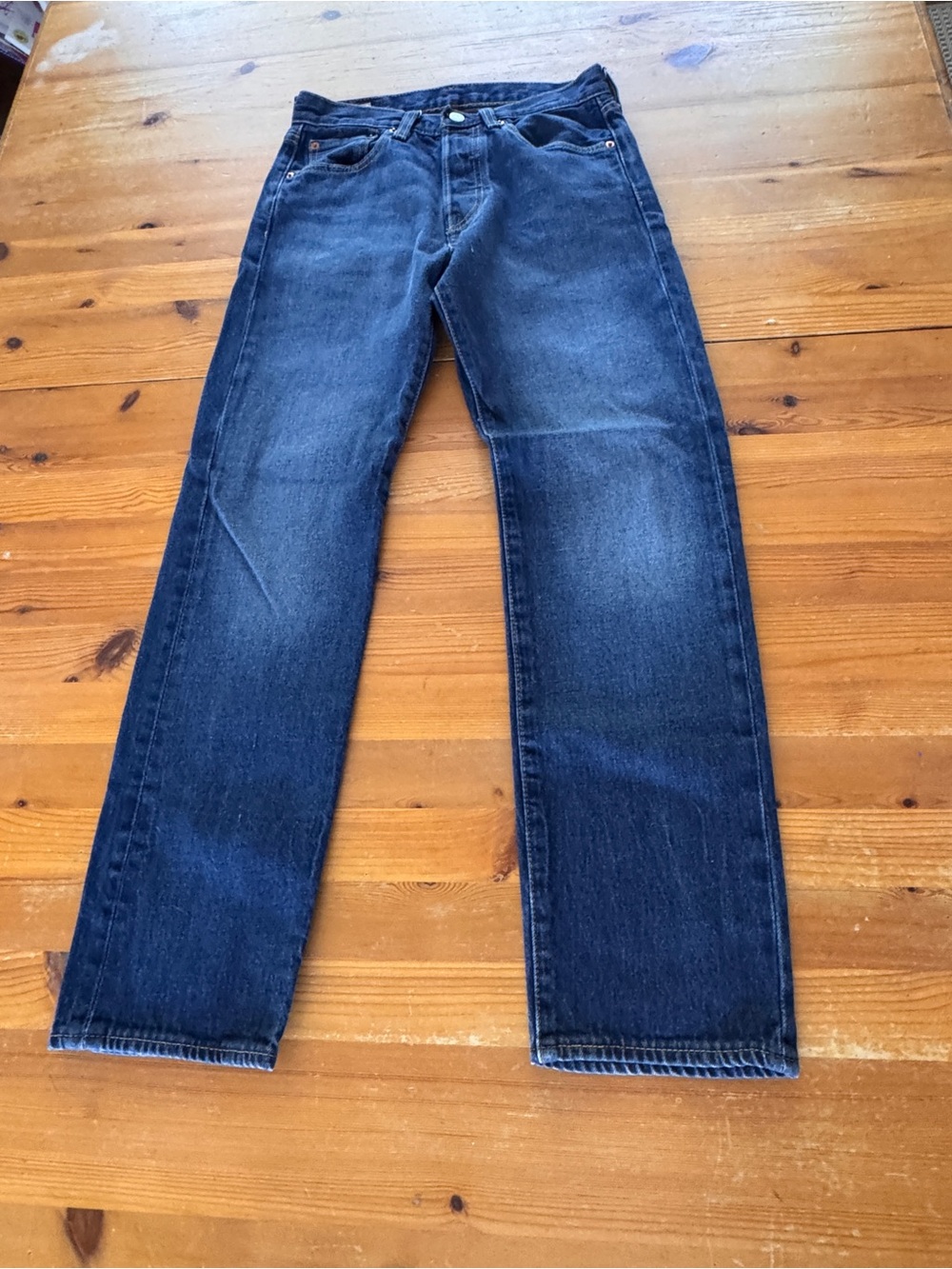 Levi's 501 Women's Straight Jeans in Classic Levi’s Blue Denim